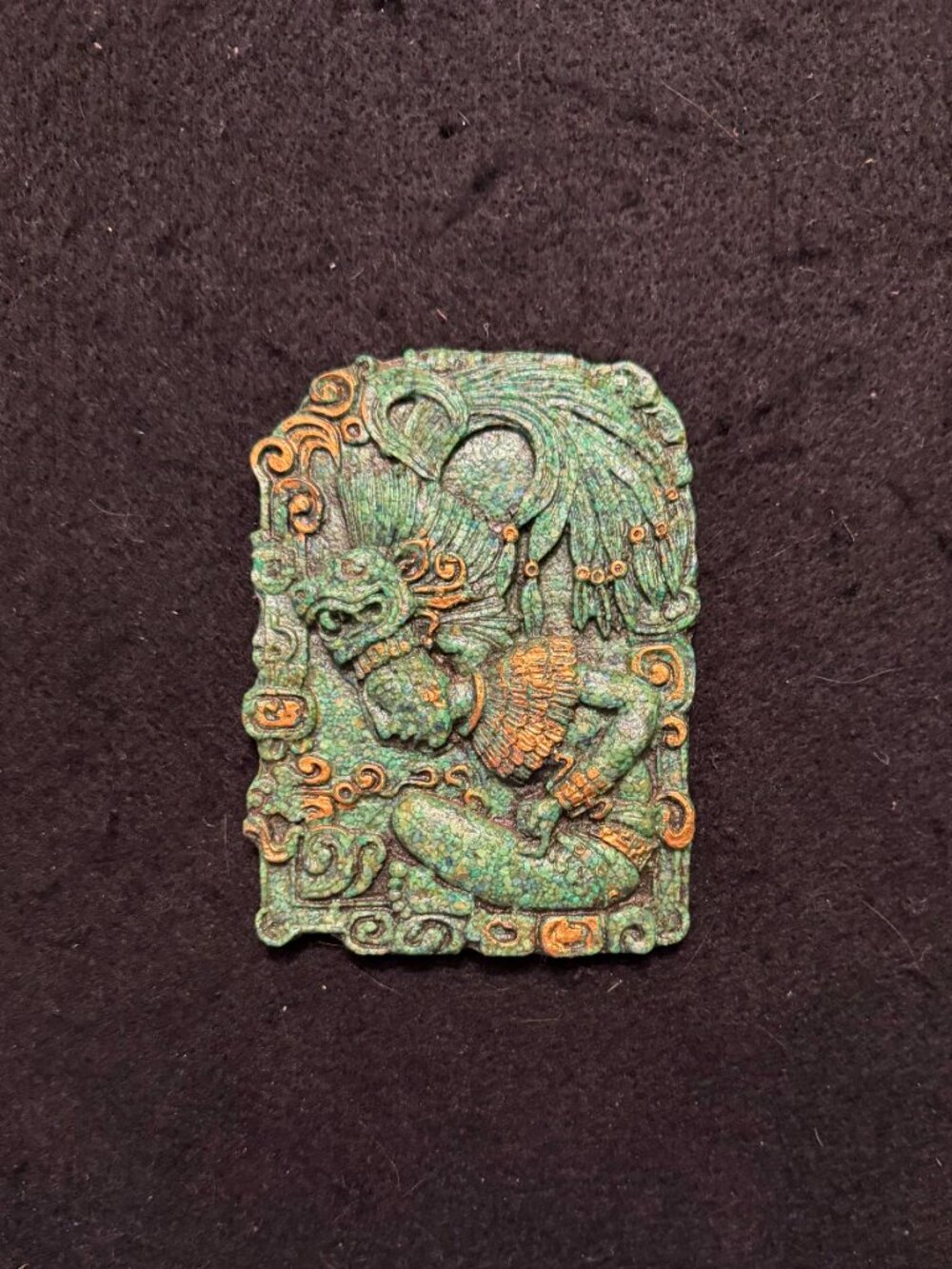 Vintage Mexican/Mayan Warrior Wall Plaques - Picture 4 of 6